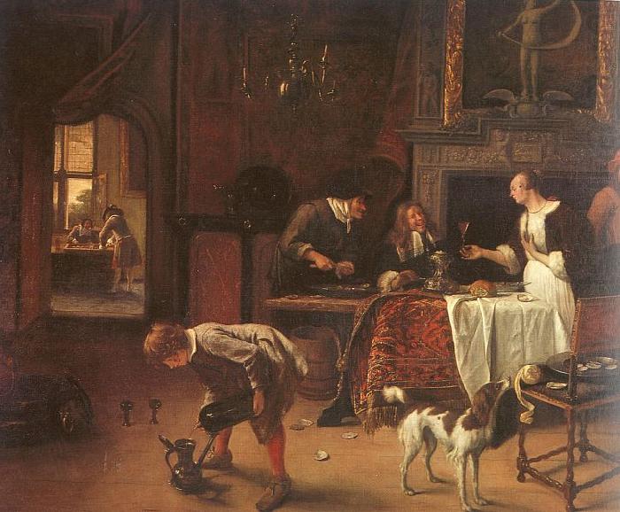 Jan Steen Easy Come, Easy Go china oil painting image